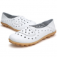 Large Size Hollow Out Leather Flat Shoes for Flat & Loafers
