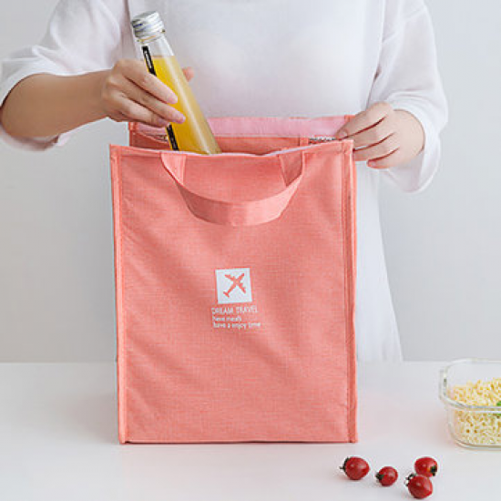 Women Portable Lunch Bag Waterproof Leisure Picnic Lunch Box Storage Bag for Storage Bags