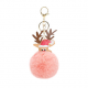 Cartoon Antler Fur Ball Pendant Bag Accessory For Women for Bag Accessories