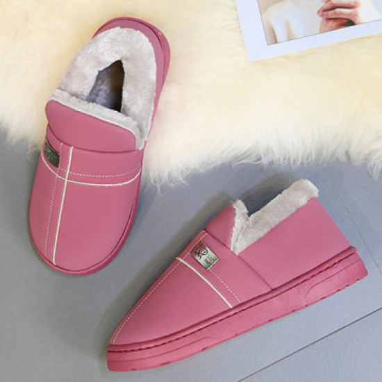 Candy Color Winter Warm Lining Slip On Home Shoes for Home Shoes