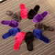 Furry Peep Toe Warm Floor Indoor Flat Slip On Slippers for Home Shoes