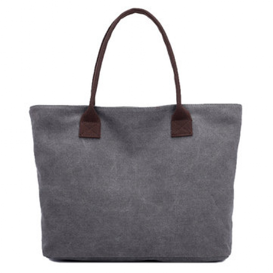 KVKY Vintage Canvas Casual Shopping Shoulder Bag Handbag For Women for Handbags