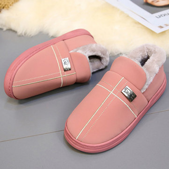 Candy Color Winter Warm Lining Slip On Home Shoes for Home Shoes