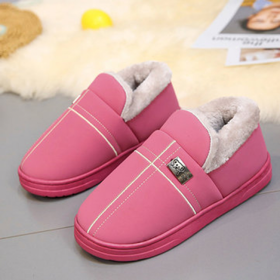 Candy Color Winter Warm Lining Slip On Home Shoes for Home Shoes