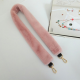 Women Fuzzy Solid Shoulder Strap Casual Bag Accessories for Bag Accessories