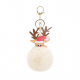 Cartoon Antler Fur Ball Pendant Bag Accessory For Women for Bag Accessories
