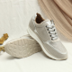 Plus Size Women Suede Rhinestone Decration Lace Up Platform Casual Shoes for Platform