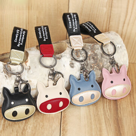 Cute Pig Key Chain Keyring Purse Bag Pendant Decor Accessory for Bag Accessories