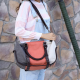 Women Canvas Hitcolor Tote Bag Casual Sports Crossbody Bag for Handbags