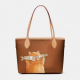 Women 2 PCS Cat Pattern Tote Shoulder Bag for Handbags