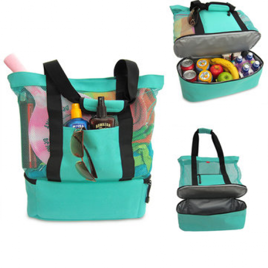 Women Travel Summer Beach Mesh Shoulder Bag for Luggage&Travel Bags