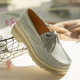 Large Size Suede Breathable Slip Resistant Tassel Platform Casual Shoes for Platform