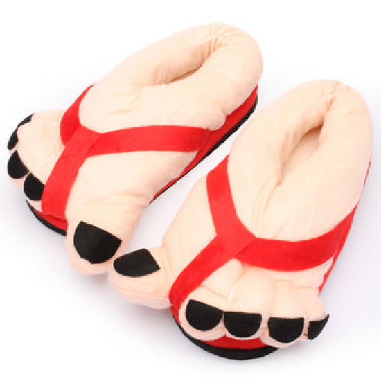 Winter Cute Big Toe Lovers Indoor Shoes for Home Shoes